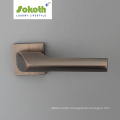 simple modern 85mm hole chrome plate handle indoor zinc  door handle